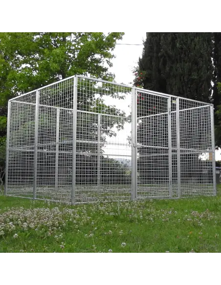 Zwinger für Hunde und andere Tiere maßgefertigt 200 x 300 x 170h cm