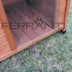 Holzhütte für mittelgroße Hunde 2