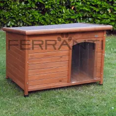 Holzhütte für mittelgroße Hunde