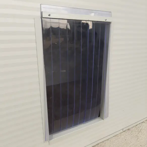 Thermo-Vorhang aus PVC für Hundehütten