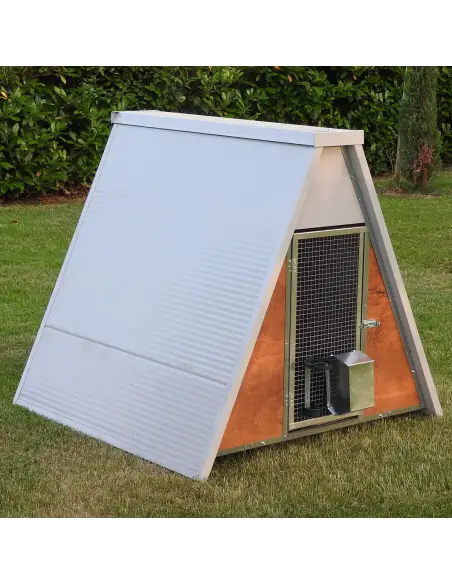 Winterfester Hühnerstall für 8 Hühner mit erhöhtem Boden