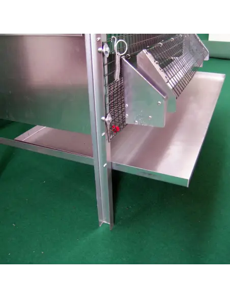 Detailansicht des Wachtelstalls