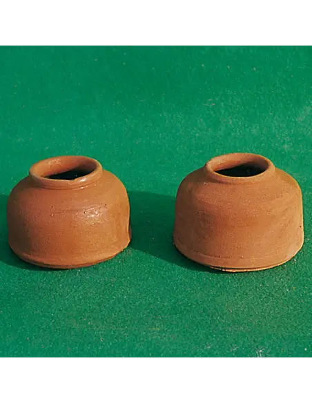 Futterstation aus Terrakotta für Vögel und Tauben Futterstation aus Terrakotta für Vögel und Tauben