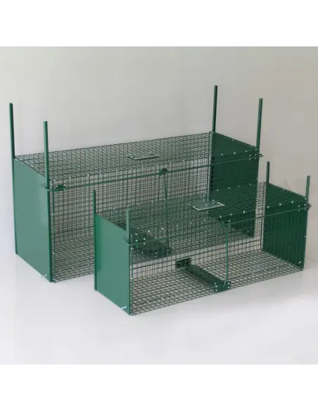 Ratten- und Maulwurffalle mit 2 Eingängen