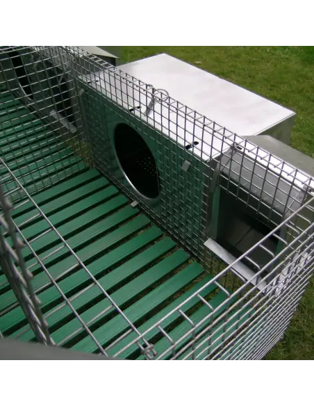 Hasenstall 3 Abteilen Zuchtkaninchen und 12 Mastkaninchen | Ferranti