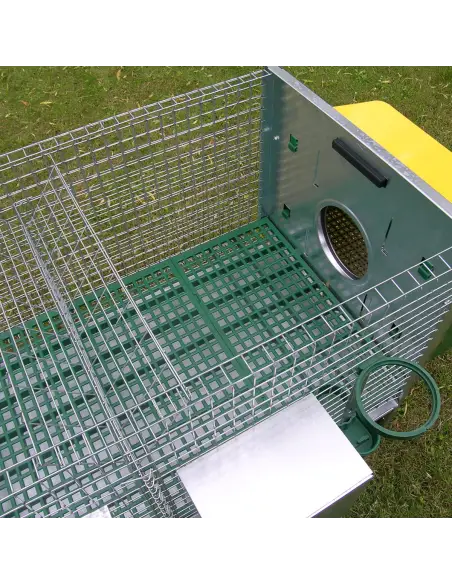 Innenraum des Kaninchenstalls für 2 Kaninchen Innenraum des Kaninchenstalls für 2 Kaninchen