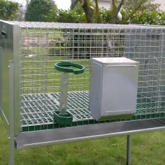 Kaninchenstall für ein Kaninchen mit Zubehör 2