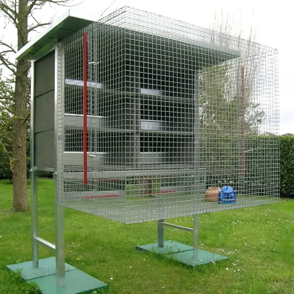 Taubenschlag für 6 Taubenpaare mit Nistkästen und Zubehör