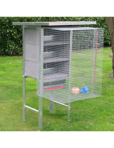 Taubenschlag für 3 Taubenpaare mit Nistkästen und Zubehör