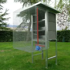 Taubenschlag für 3 Taubenpaare mit Nistkästen und Zubehör 2