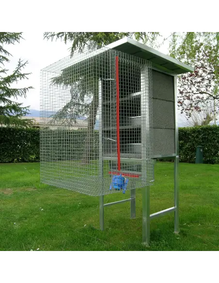 Taubenschlag für 3 Taubenpaare mit Nistkästen und Zubehör