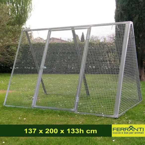 Hühnergehege modular für Hühner aus verzinktem Drahtgitter