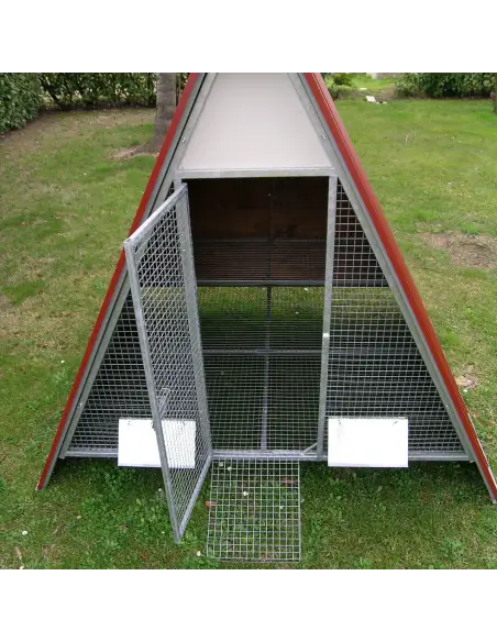 Begehbarer Hühnerstall für 12-20 Hühner mit erhöhtem Boden | Ferranti
