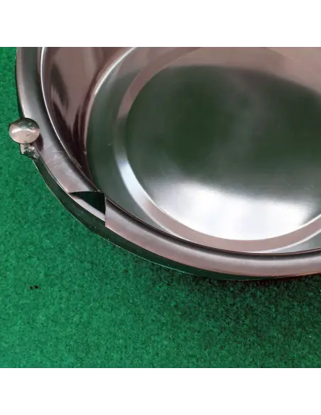 Edelstahlnapf mit Halterung am drehbaren Hundenapf