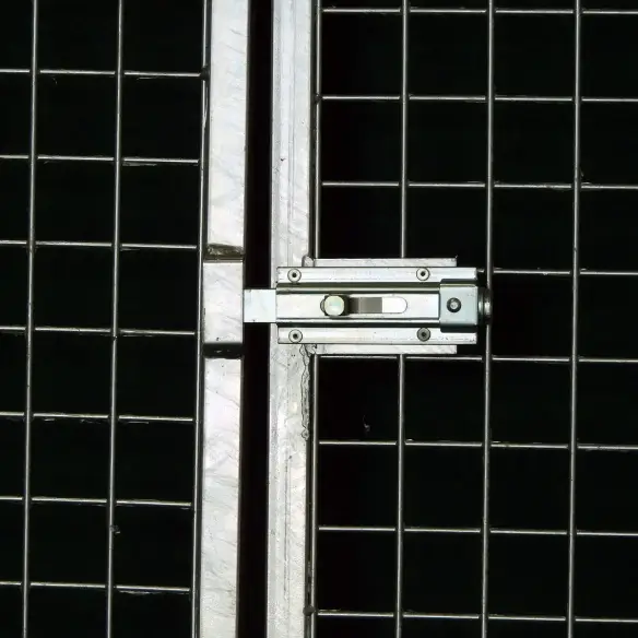 Türverriegelung mit Riegel für niedrigen Zaun, 100 cm hoch