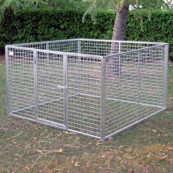 Komplettes Zaunsystem, 100 cm hoch, personalisierbar und robust