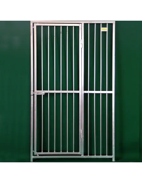 Türelement 100 × 170 cm (H) aus verzinkten Rohrstäben für Hundegehege