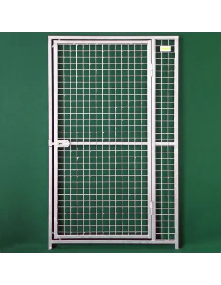 Türelement 100 × 170 cm (H) aus verzinktem Gitter für Hundegehege