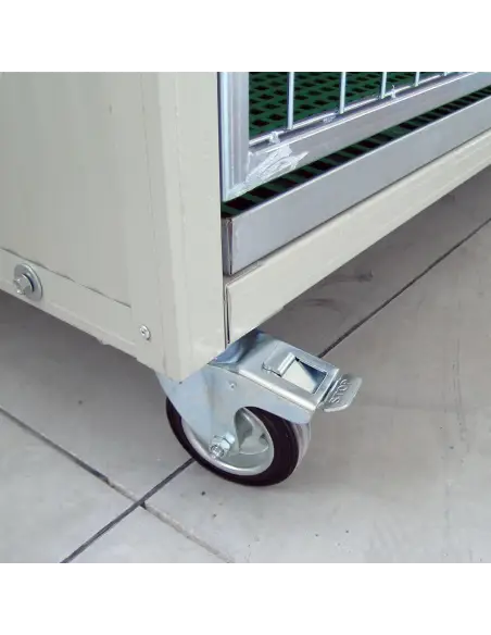 Räder für den leichten Transport des Tierkäfigs für Hunde und Katzen