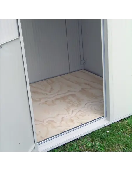 Erhöhte Holzplattform der Hundehütte Modell Great Dane