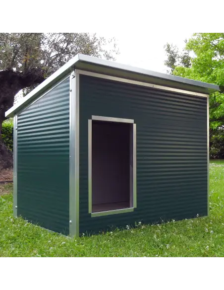 Hundehütte XXL in Grün für große Hunde Hundehütte XXL in Grün für große Hunde
