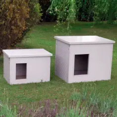 Hundehütte outdoor isoliert für kleine und mittelgroße Hunde, in verschiedenen Farben