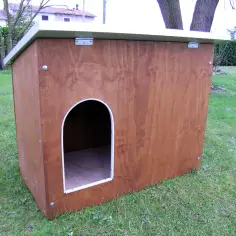 Holzhütte outdoor für große Hunde Modell Collie 2