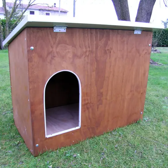 Holzhütte outdoor für große Hunde Modell Collie