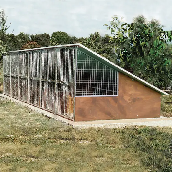 Komplettes modulares System Hundezwinger Modell Labrador