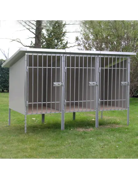 Serie aus 3 Hundezwingern Modell Hundetrainer