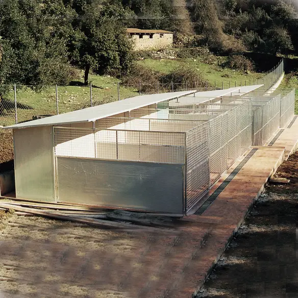 Serie von Hundezwingern Modell Modular