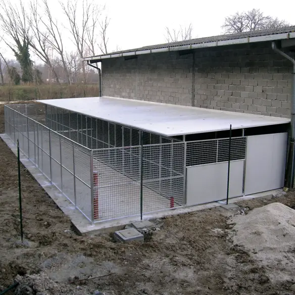 Serie von Hundezwingern Modell Modular