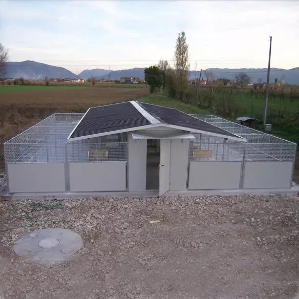 Serie von Hundezwingern Modell Modular