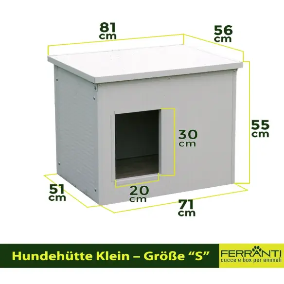 Hundehütte Outdoor isoliert klein