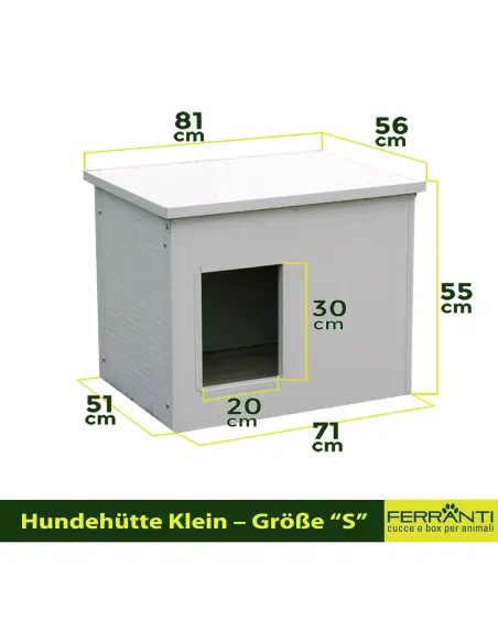 Hundehütte Outdoor isoliert klein