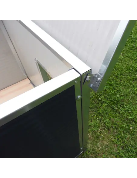 Isolierte Hundehütte Outdoor für kleine Hunde in Grün