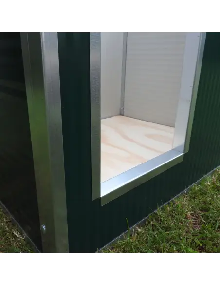 Isolierte Hundehütte Outdoor für kleine Hunde in Grün