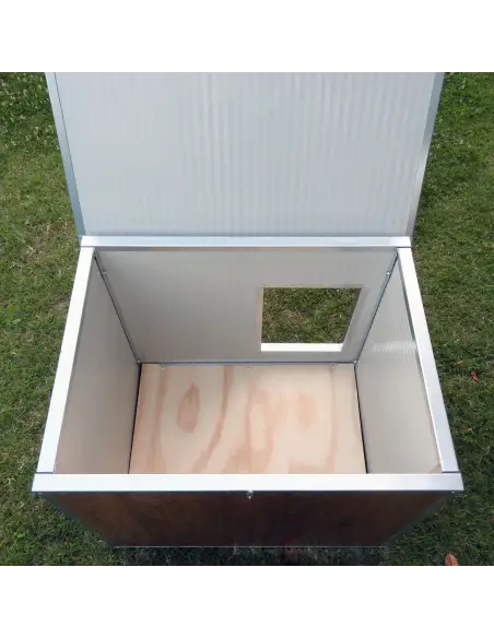 Hundehütte Outdoor isoliert | Winterfeste Hundehütte für kleine Hunde