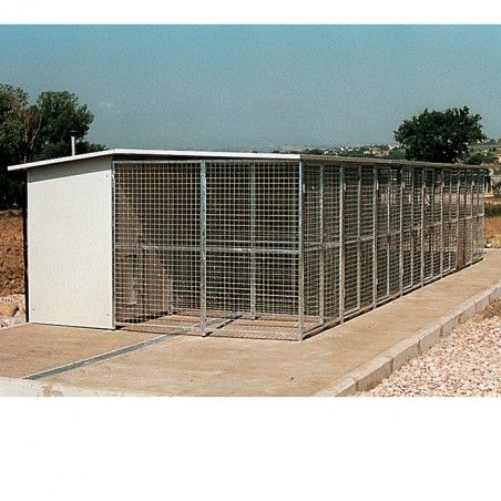 Hundezwinger outdoor für draußen mit Hundehütte Great Dane | Ferranti