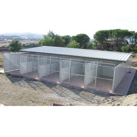 Hundezwinger outdoor für draußen mit Hundehütte Great Dane | Ferranti