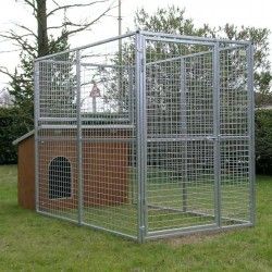 Hundezwinger Mod. Eco + Hundehütte Collie