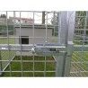 Modularer Hundezwinger für Draußen Mod. Eco + Hundehütte Dobermann