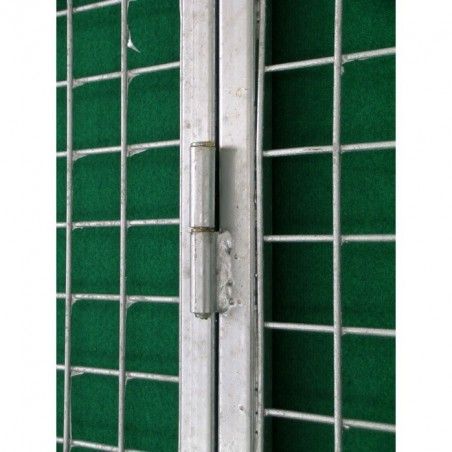 Hundezaun mit Gitterelementen und Türen für Hundegehege | Ferranti