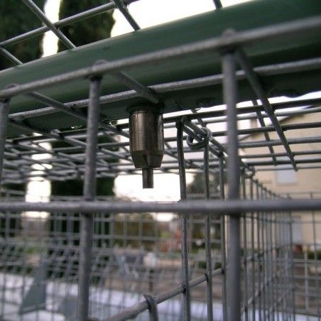 Hasenstall 2 Abteilen Zuchtkaninchen und 8 Mastkaninchen | Ferranti