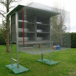 Voliere für 6 Taubenpaare
