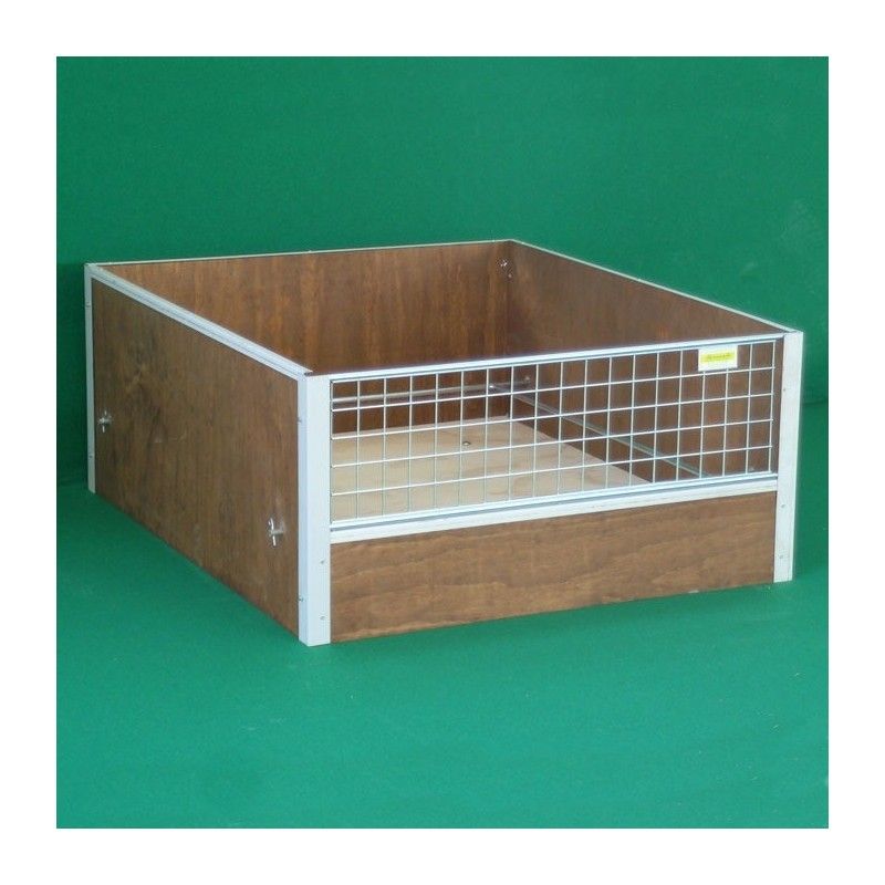 Wurfkiste aus Holz für Hunde