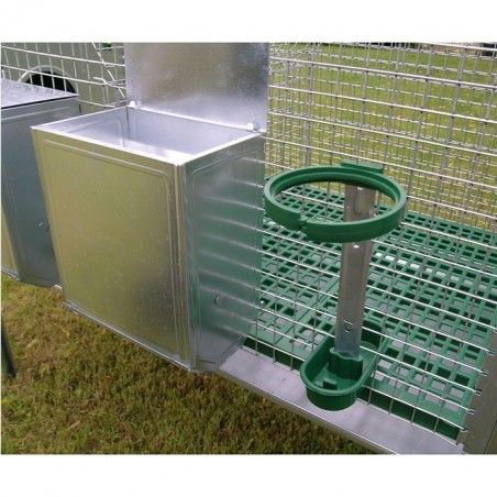 Kaninchenstall für 2 Kaninchen und Hasenstall Zuchttiere | Ferranti