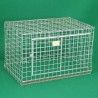 Transportbox aus Drahtgitter für Hunde