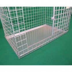 Transportbox aus Drahtgitter für Hunde