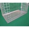 Transportbox aus Drahtgitter für Hunde